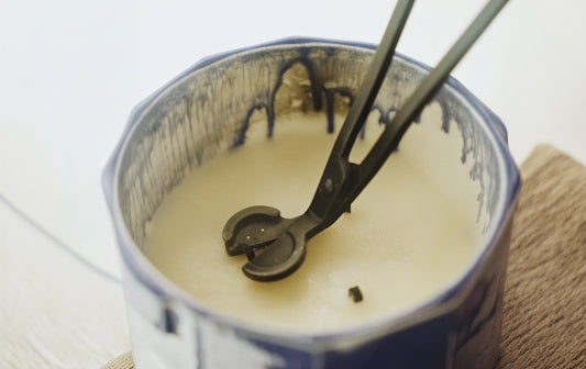 Caring for a natural wax candle